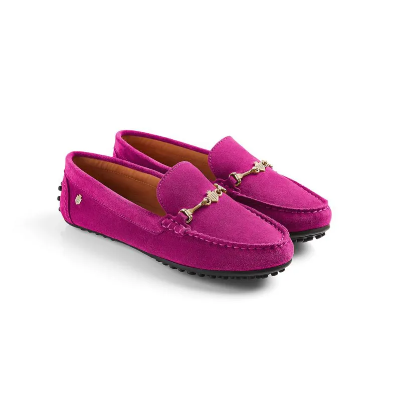 Fairfax and Favor Trinity Loafers Fuchsia